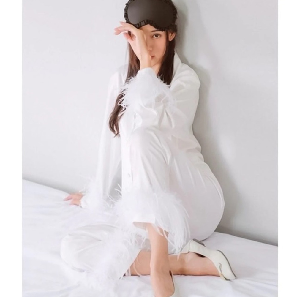Colette Feather Pajama Set